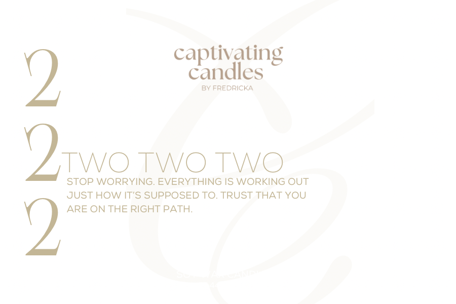 2•2•2 Angel Number Candle