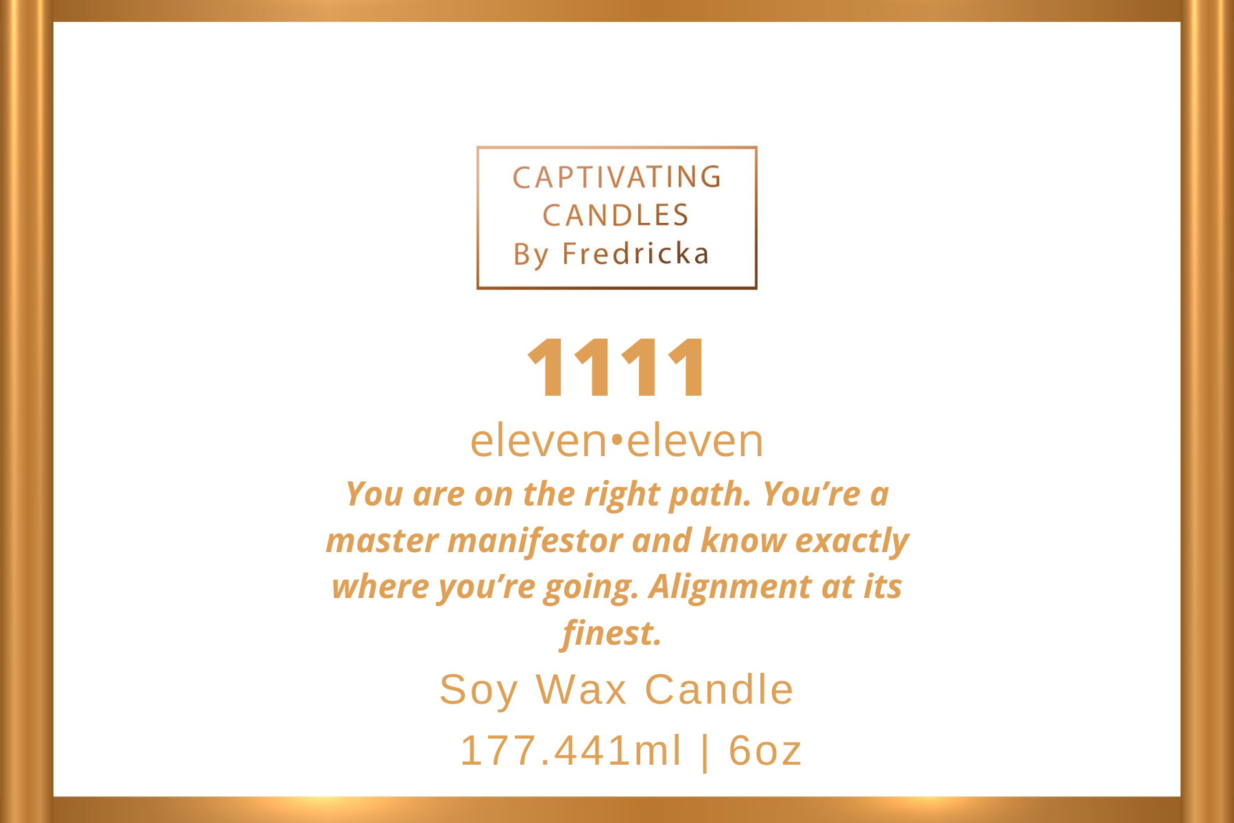11•11 Angel Number Candle