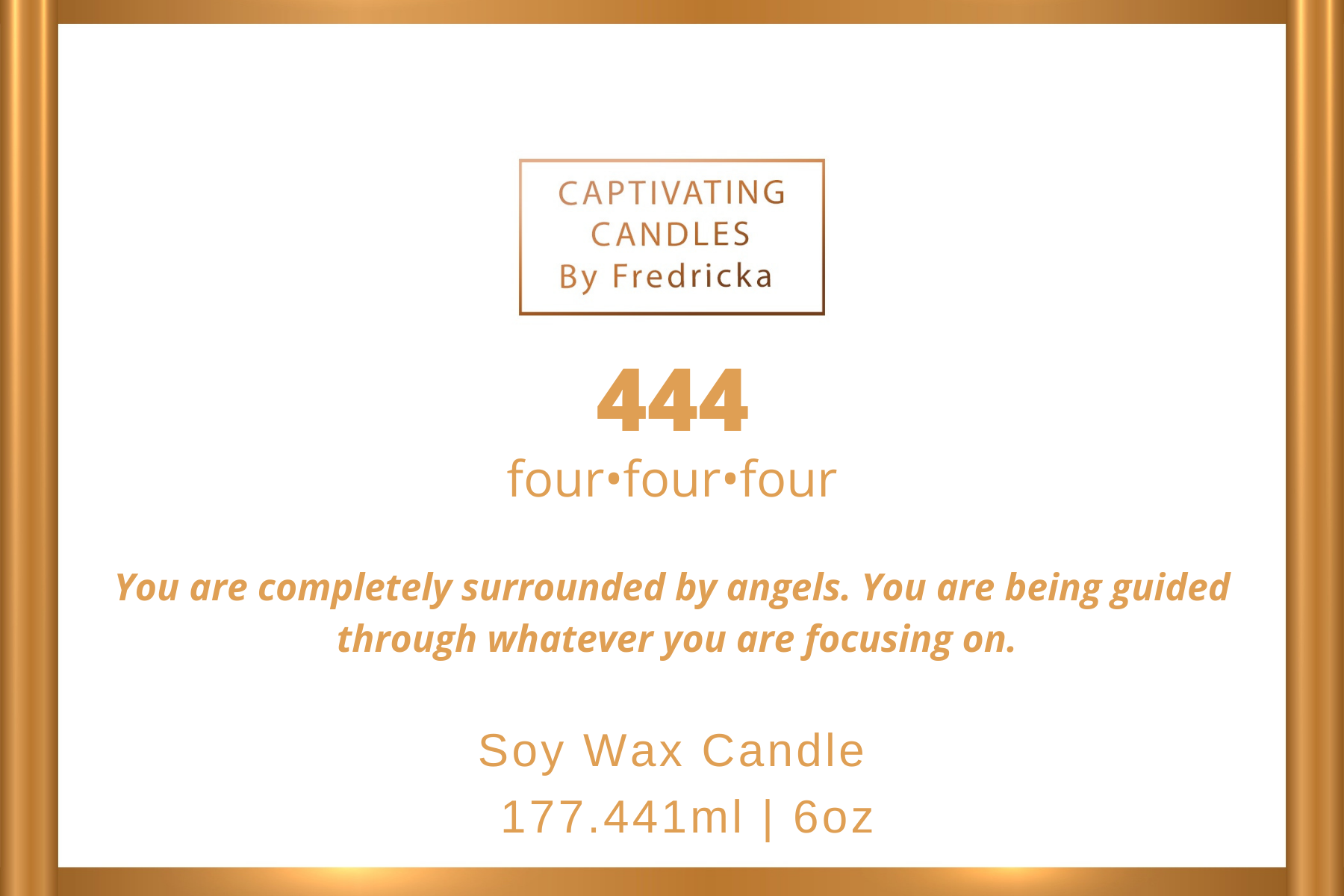 4•4•4 Angel Number Candle